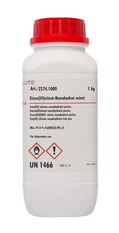 Iron(III) nitrate nonahydrate puriss. (min. 97.0 %) - Th. Geyer