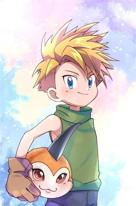 Matt & Tsunomon | Anime, Digimons, Animação