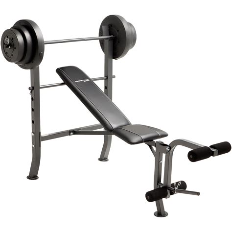 Competitor Standard Bench with 100 lb. Weight Set | eBay