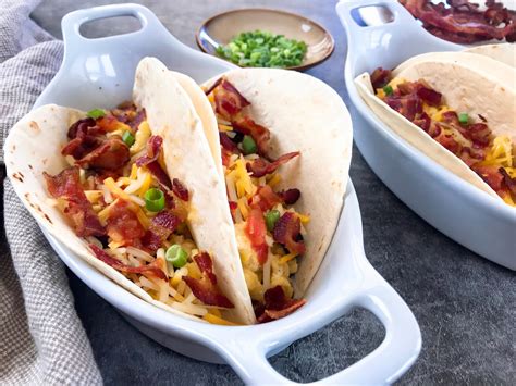 Loaded Breakfast Soft Tacos