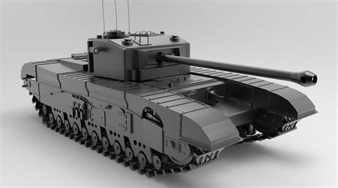 ArtStation - A43 British tank 1945 called ''Black Prince''