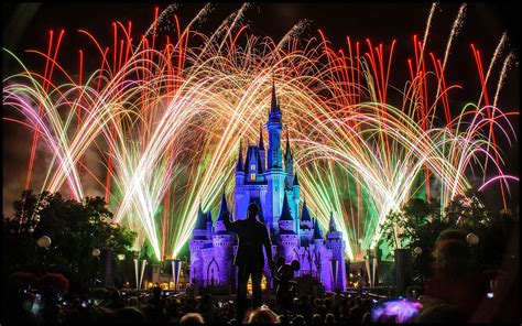 Disney Castle Fireworks Wallpapers on WallpaperDog