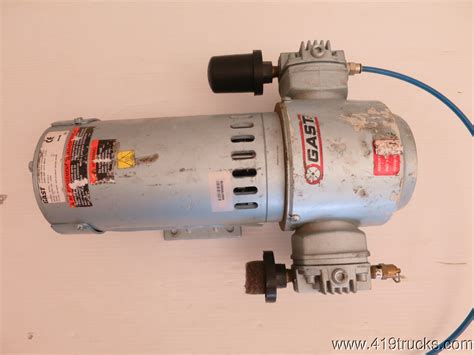 Used Gast Air Compressor 1/3 HP, 12 Volts DC 3HBB-251-M322, Ken ...