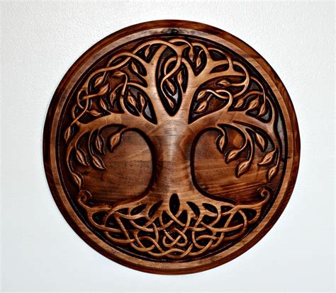 Tree of life 3d wood carving yew tree wood carving cnc etsy – Artofit