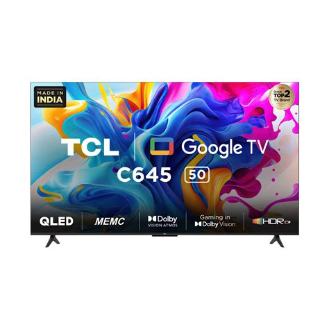 Buy TCL C645 126 cm (50 inch) QLED 4K Ultra HD Android TV with Dolby ...