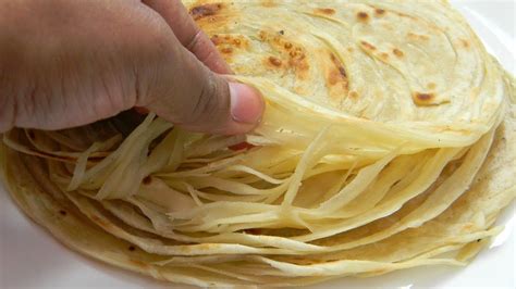 lachha paratha | multi layered indian bread | flaky layered paratha ...