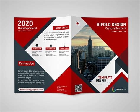 Two Fold Brochure Template Psd - Toptemplate.my.id