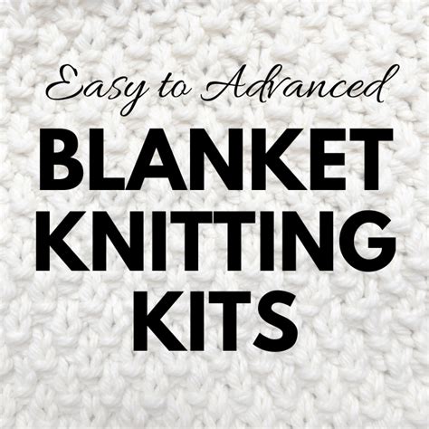 Ready to make blanket knitting kits | Don't Be Such a Square