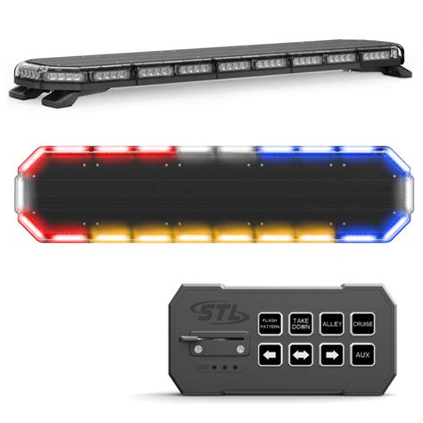 Buy SpeedTech Lights K-Force 55 Full Size LED Strobe Light Bar Roof ...