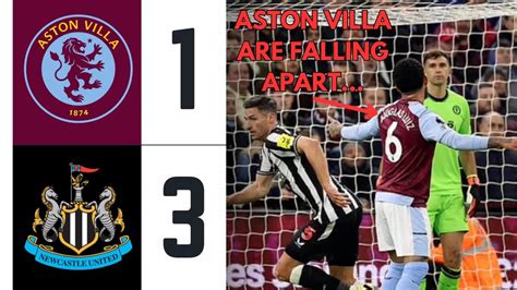 Aston Villa are falling APART! Aston Villa 1-3 Newcastle Post-Match ...