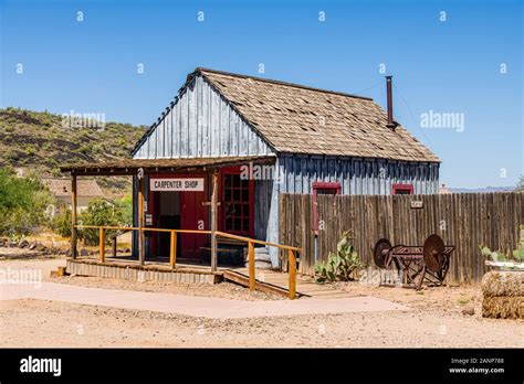 Pioneer Living History Museum: Carpenter Shop Stock Photo - Alamy