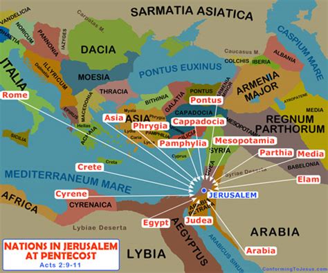 Map Of Jerusalem In Africa - Africa S World 11 X 17 In Many Ways To See ...