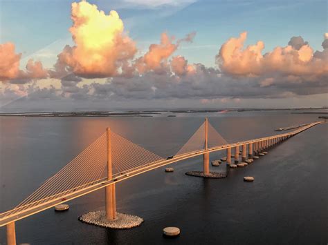 ITAP of the Sunshine Skyway Bridge over Tampa Bay : r/itookapicture