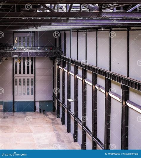 Tate Modern Turbine Hall in London (hdr) Editorial Stock Image - Image ...