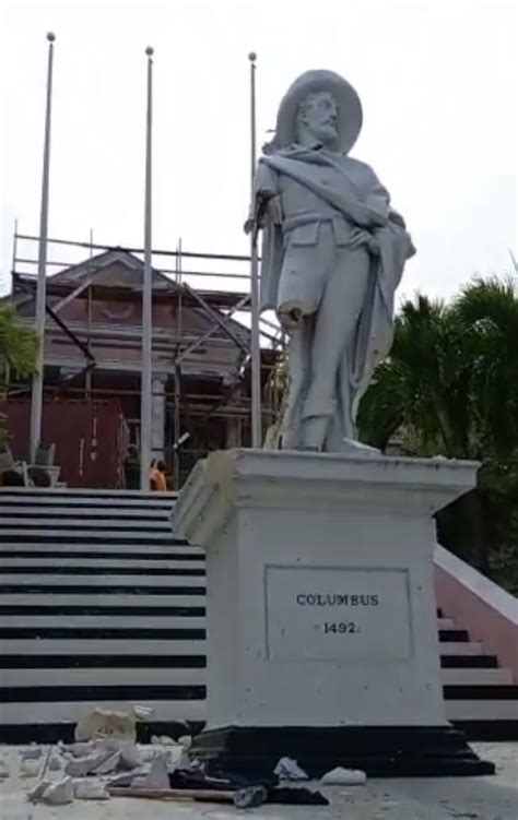 BYE FOR NOW: Christopher Columbus statue in storage – Eye Witness News