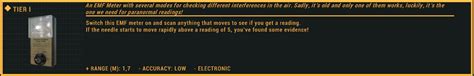 Phasmophobia: EMF reader function and Tiers