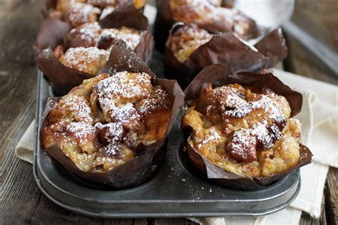 Bread Pudding Muffins - Seasons and Suppers