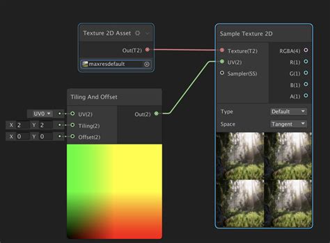 Shader Graph: Tiling and Offset - Unity Learn