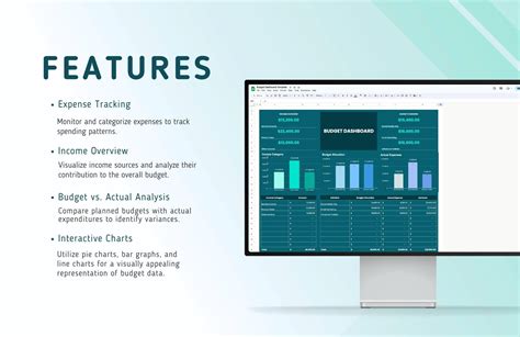 Budget Dashboard Template in Excel, Google Sheets - Download | Template.net