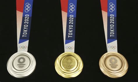 1 Year: Tokyo Olympics unveil gold, silver, bronze medals