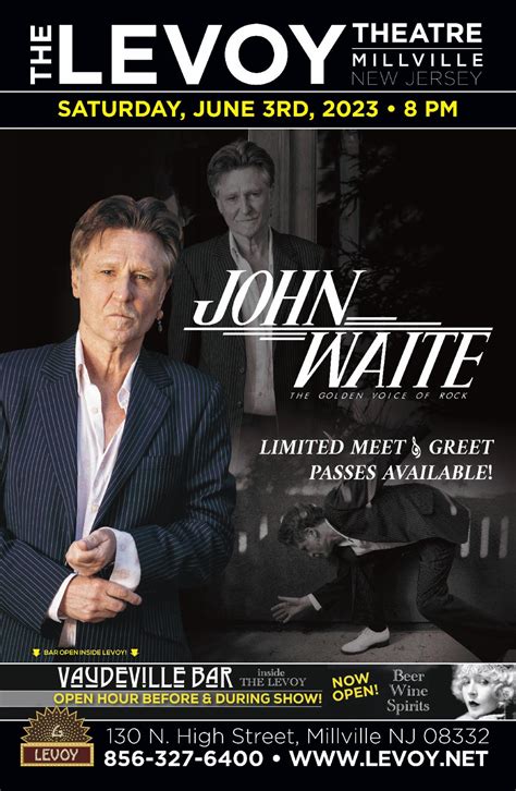 John Waite at Levoy Theatre | New Jersey's Heartland NJ Heartland