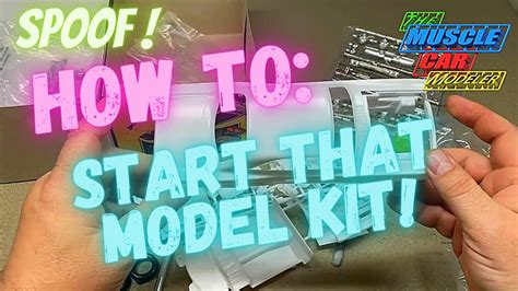 How To: Properly Start a Model Kit - YouTube