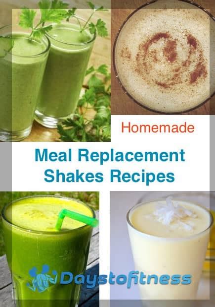 Homemade Meal Replacement Shakes Recipes | Days To Fitness