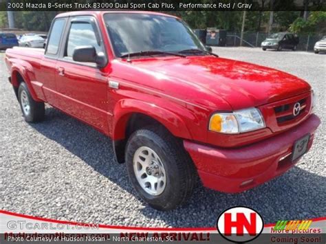 Performance Red - 2002 Mazda B-Series Truck B3000 Dual Sport Cab Plus ...