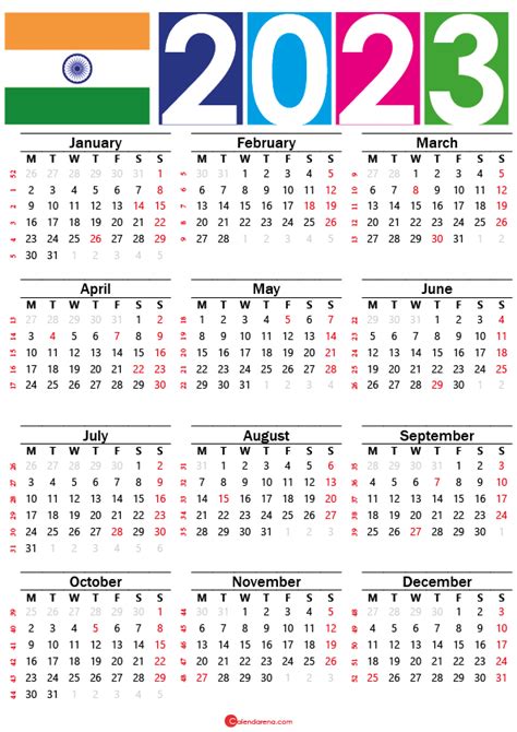 Download Free 2022 Calendar India With Indian Holidays | Calendar ...