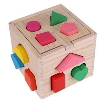 Jeu Cubes en Bois intellectuelle 13 Trous ,Forme Boîte Enfants Bébé ...