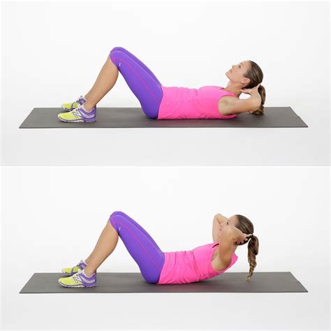 Crunches | Best Ab Exercises For Brides | POPSUGAR Fitness Photo 3