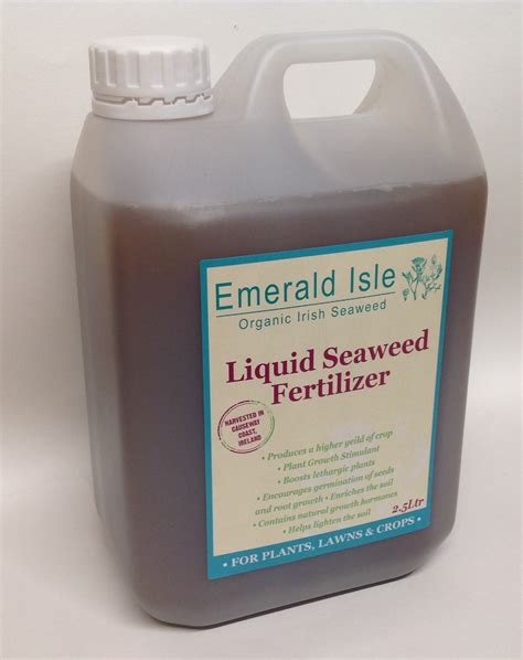 Organic Seaweed Liquid Fertilizer 20L - Organic Irish Seaweed - Emerald ...