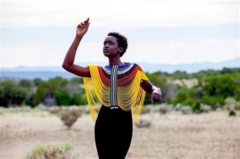 Hand beading of Dinka tribe | African fashion, African print fashion ...