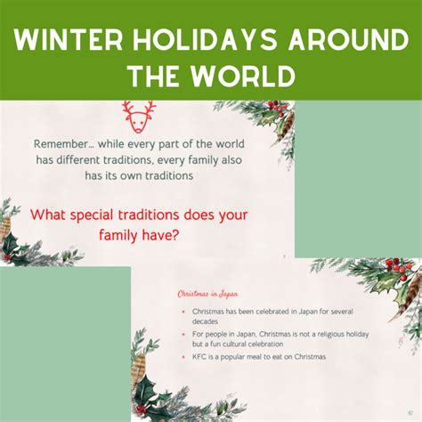 Winter Holiday Traditions | Holidays Around the World | World Cultures ...