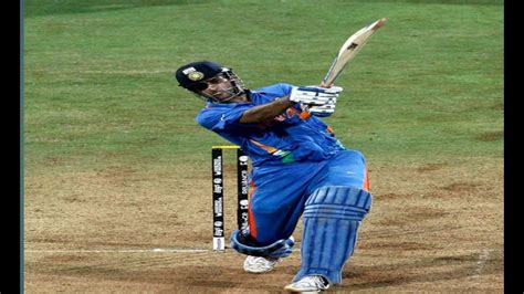 winning six by ms Dhoni in world cup final 2011 - YouTube