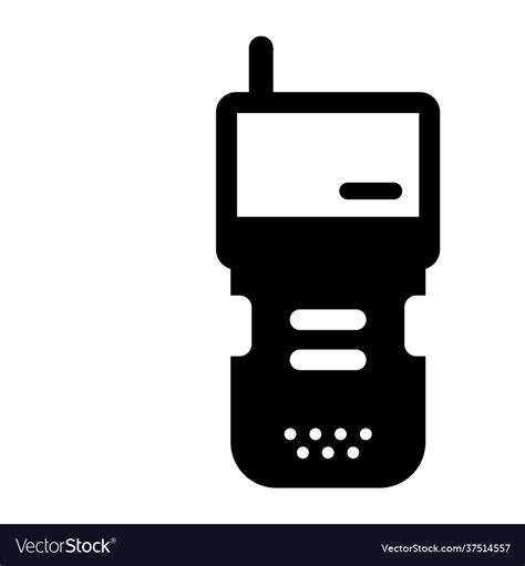 Walkie talkie Royalty Free Vector Image - VectorStock