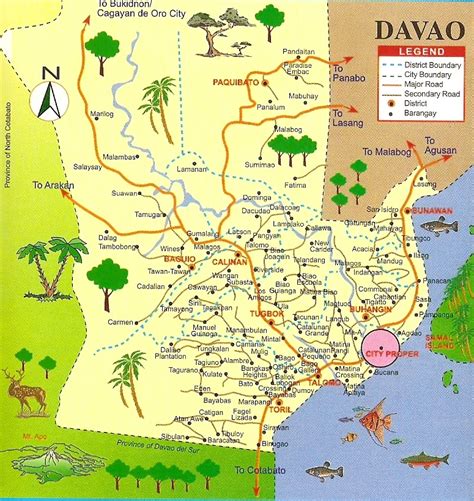 Davao Map,Davao Region Map,Davao City Map of Philippines,Davao Road Map