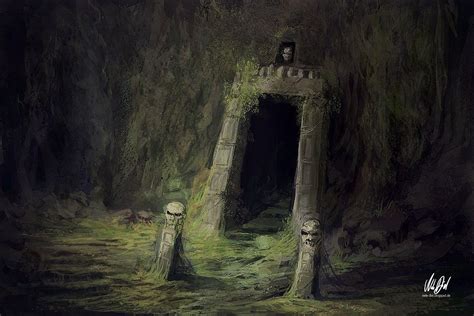 Entrance (Update) by Nele-Diel on deviantART | Fantasy landscape ...