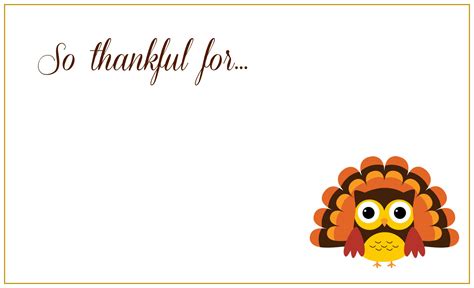 Printable Thanksgiving Cards