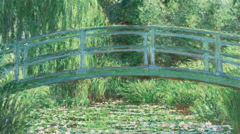 "Japanese Footbridge and the Water Lily Pool, Giverny" by Claude Monet ...