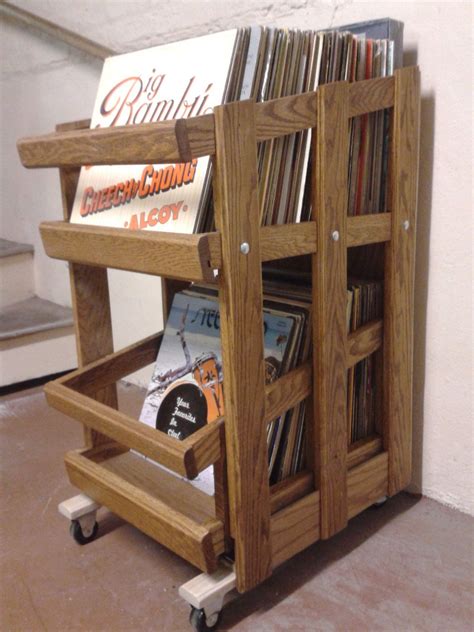 RC4 Vinyl Record Cabinet with Drawer Slide