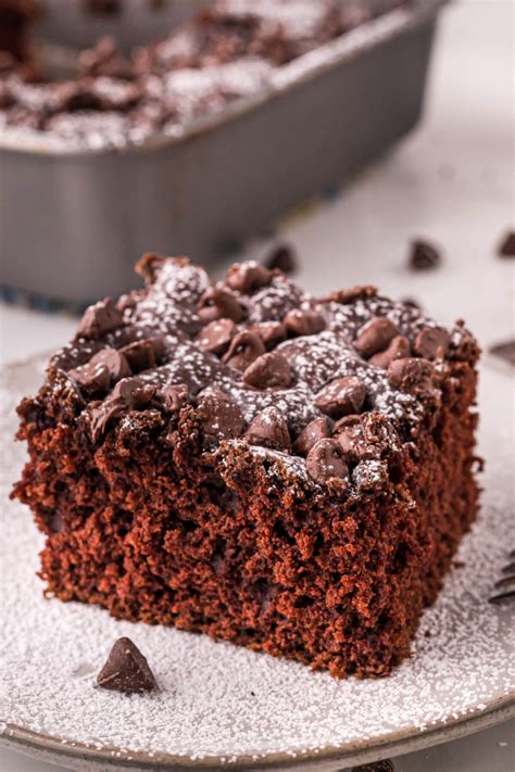 Chocolate Snack Cake - Love Bakes Good Cakes