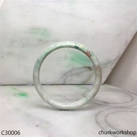 Multi-color jade bangle – Churk Work Shop