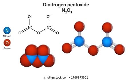 Dinitrogen Pentoxide Nitrogen Pentoxide Formula N2o5 Stock Illustration ...