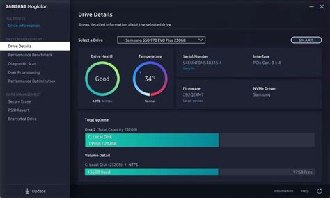 Update Samsung 970 EVO Plus NVMe M.2 SSD firemware - David Yin's Blog