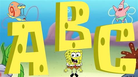 ABC's Song - Sponge Bob Square Pants and Friends Alphabet Song - Learn ...