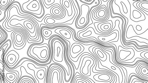 a black and white abstract pattern with wavy lines on the bottom half ...