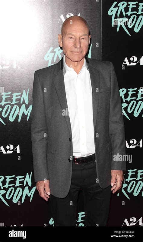 Los Angeles, CA, USA. 13th Apr, 2016. Patrick Stewart. ''Green Room ...