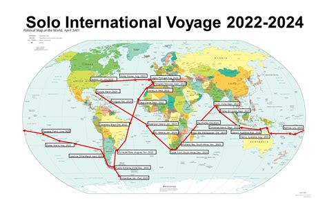 s/v Phywave Sailing Route | PHYWAVE