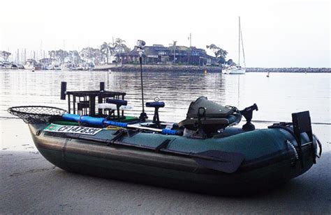 Sea Eagle 285fpb 1 person Inflatable Pontoon Fishing Boat. Package ...